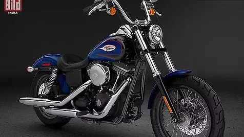 Harley Davidson Street Bob Front three-quarter Harley Davidson Street Bob Front three-quarter