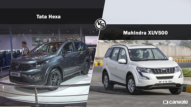 Spec comparo: Tata Hexa Vs Mahindra XUV500